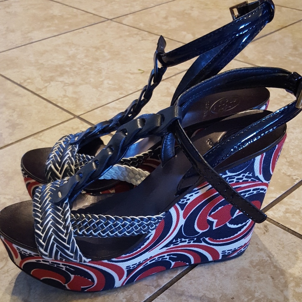 Tory burch wedges 10